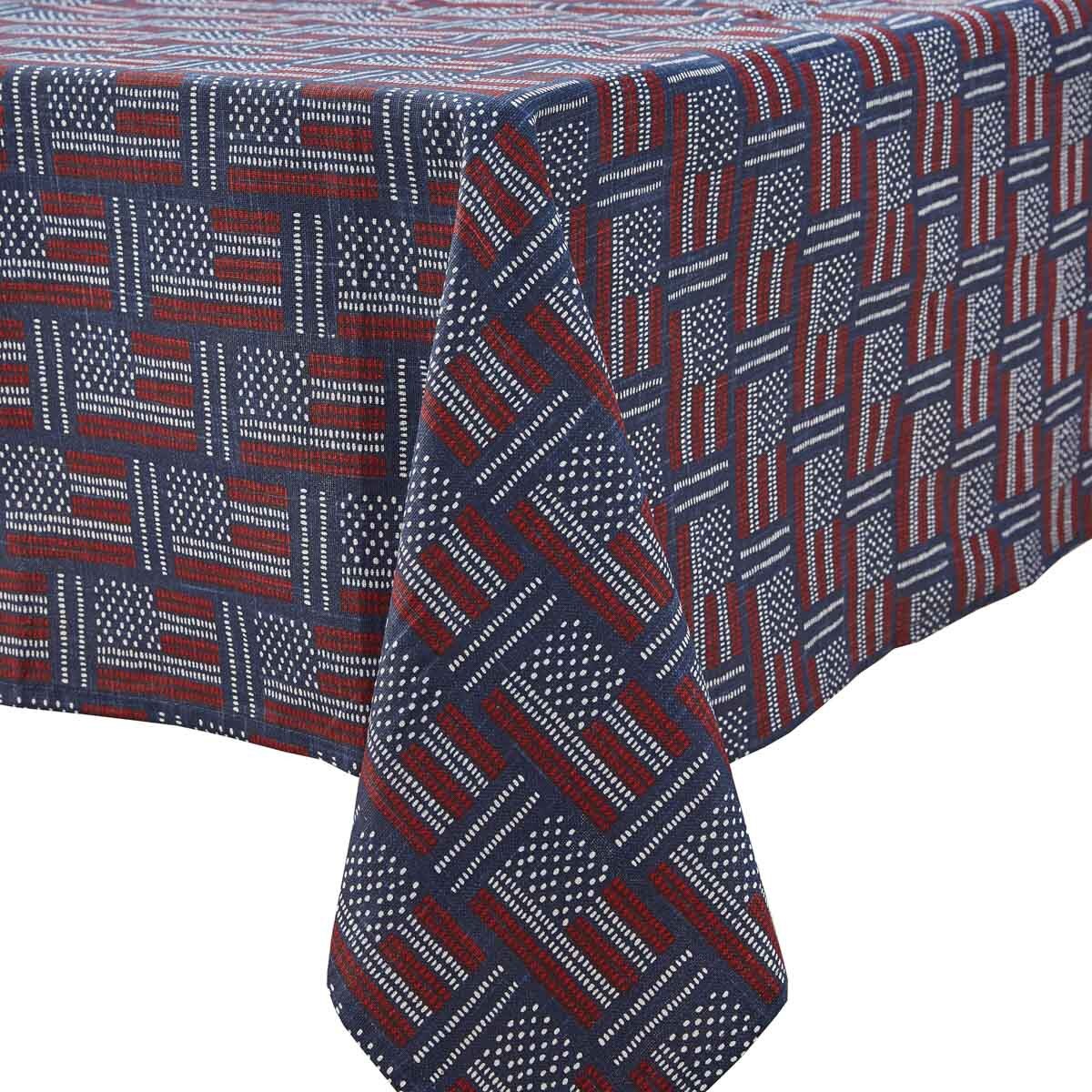 Split-P Flags Tablecloth - Americana Pattern, 60" x 84"