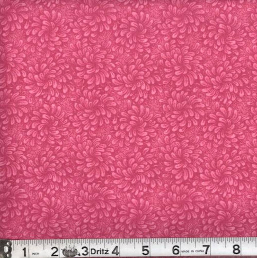 Petal Flow Flamingo Fabric from MDG by the Yard