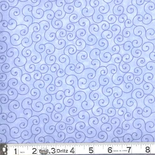 Tilt-A-Whirl Lt. Blue from MDG Fabric by the Yard