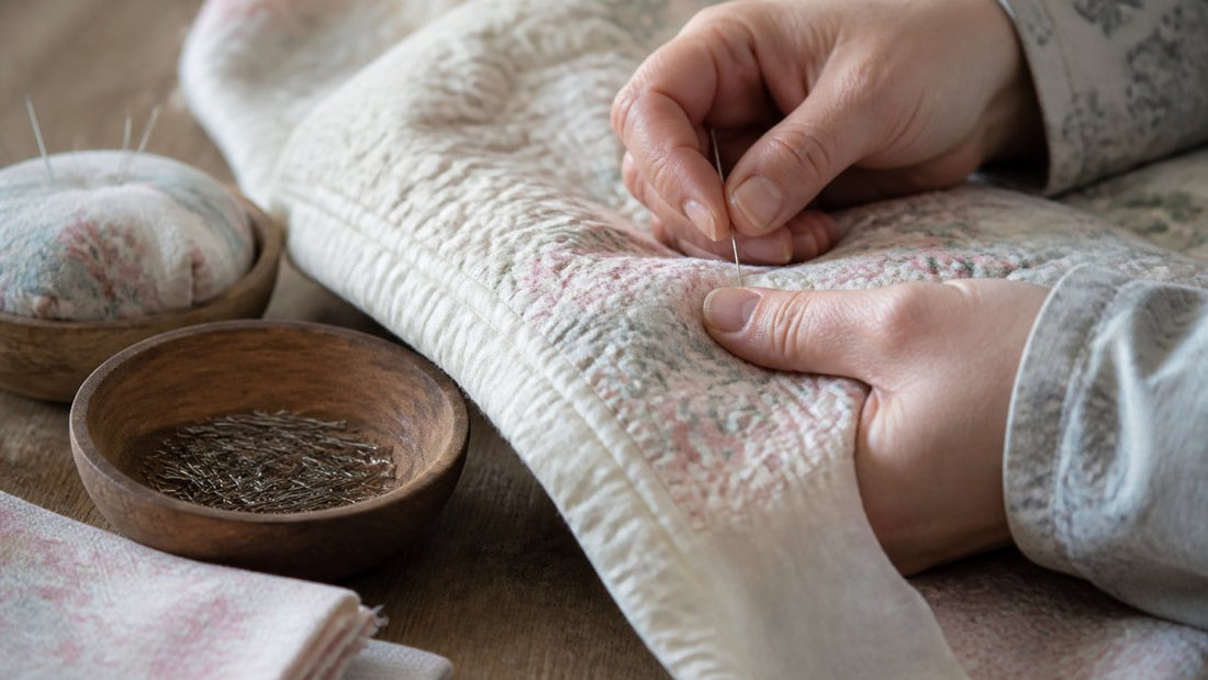 How to Choose Needles for Hand Quilting Delicate Fabric