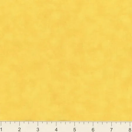 Blended dandelion yellow tonal cotton quilting fabric by the yard