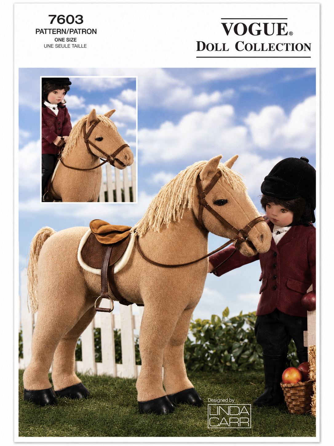 Vogue Doll Collection 7603 18" Doll Horse Sewing Pattern by Linda Carr