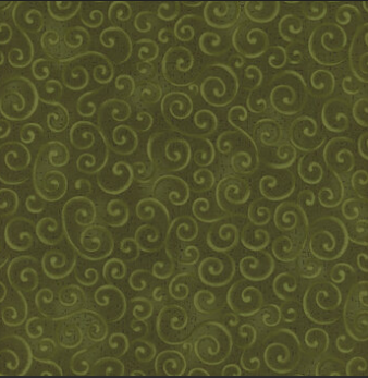 Swirling Winds Pine Fabric by the Yard