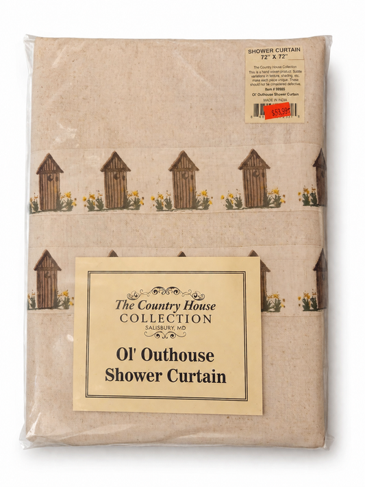 Ol' Outhouse Shower Curtain