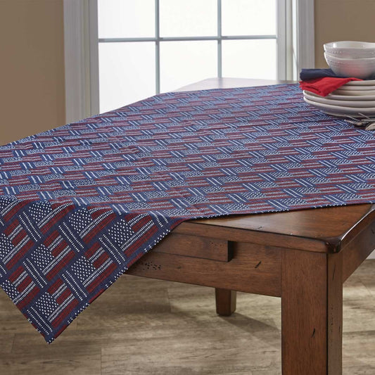 Split-P Flags Tablecloth - Americana Pattern, 60" x 84"