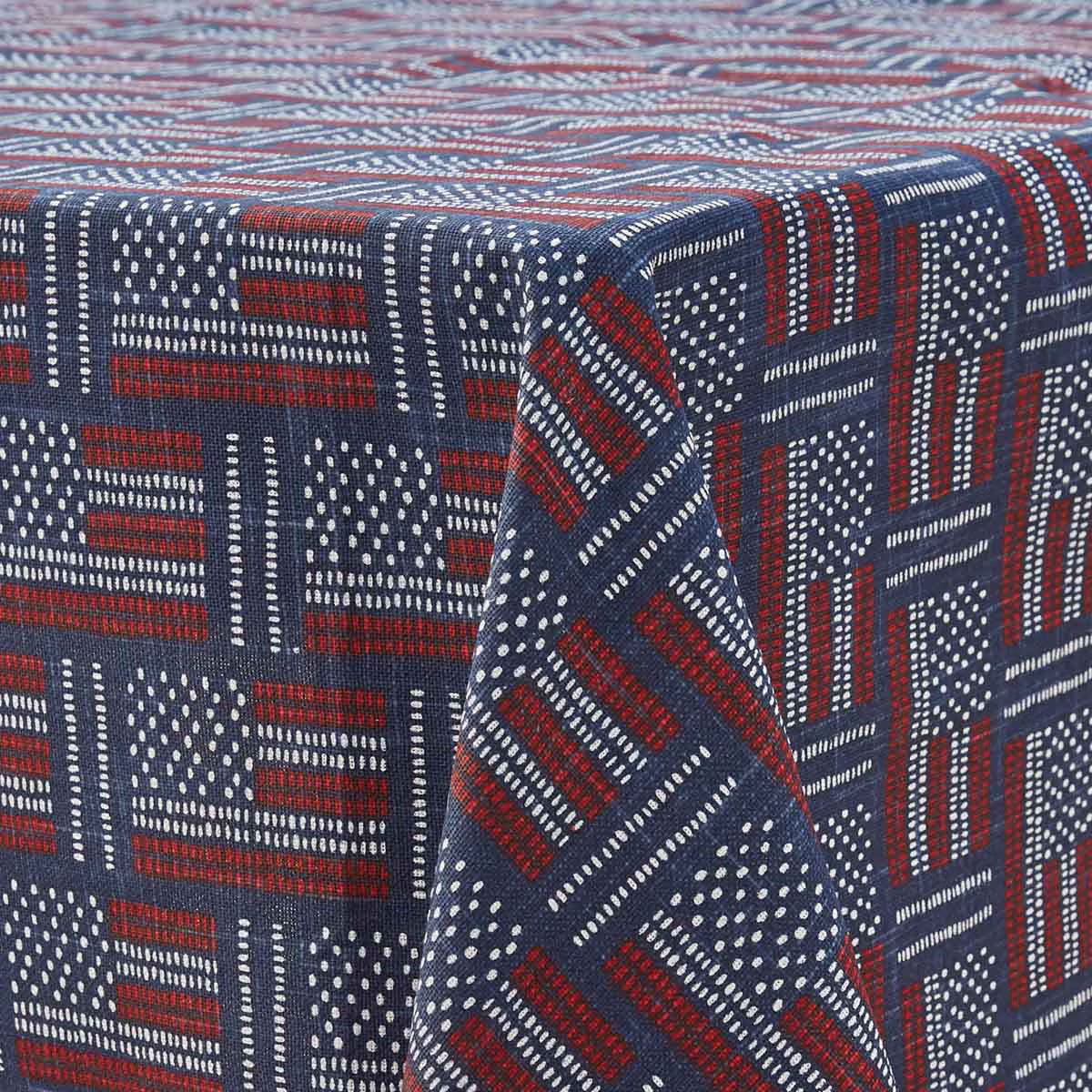 Split-P Flags Tablecloth - Americana Pattern, 60" x 84"