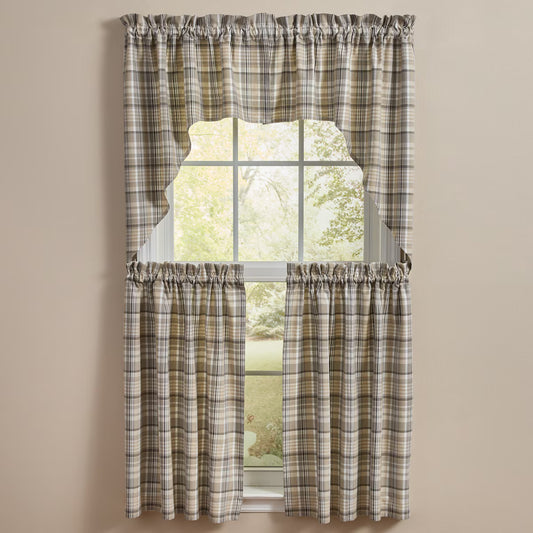 Park Designs Murray Swag Curtains 72x36 inch pair farmhouse country window swag