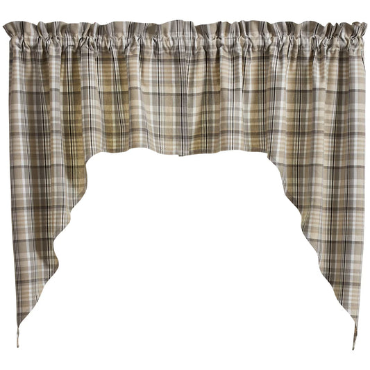Park Designs Murray Swag Curtains alternate view farmhouse cotton window treatment