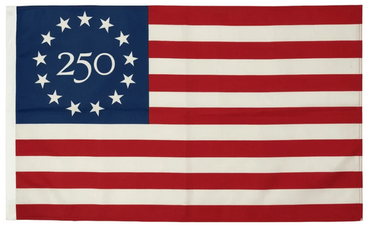 250th Anniversary Betsy Ross-Style American Flag 3 ft x 5 ft