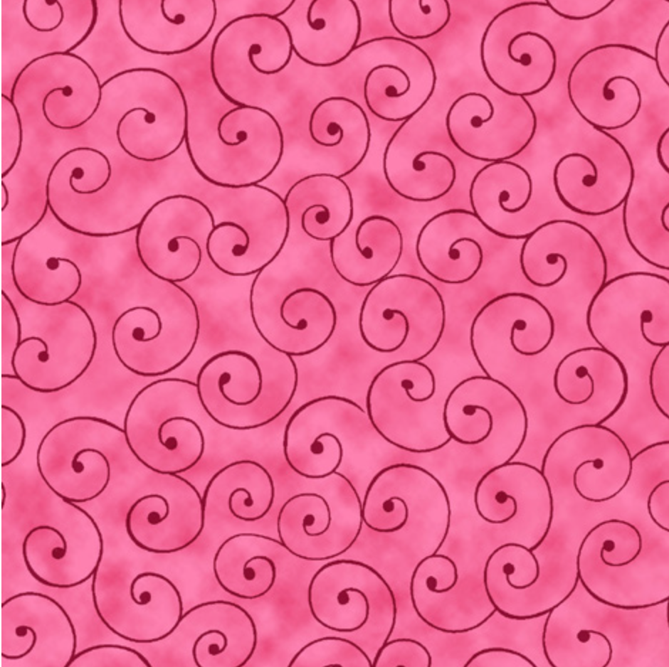 Tilt-A-Whirl Hot Pink from MDG Fabric by the Yard