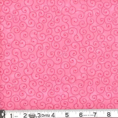Tilt-A-Whirl Hot Pink from MDG Fabric by the Yard