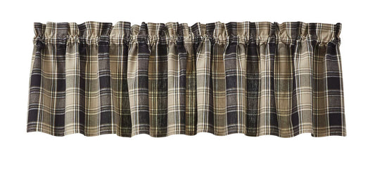 Park Designs Soapstone Valance farmhouse plaid cotton country window valance