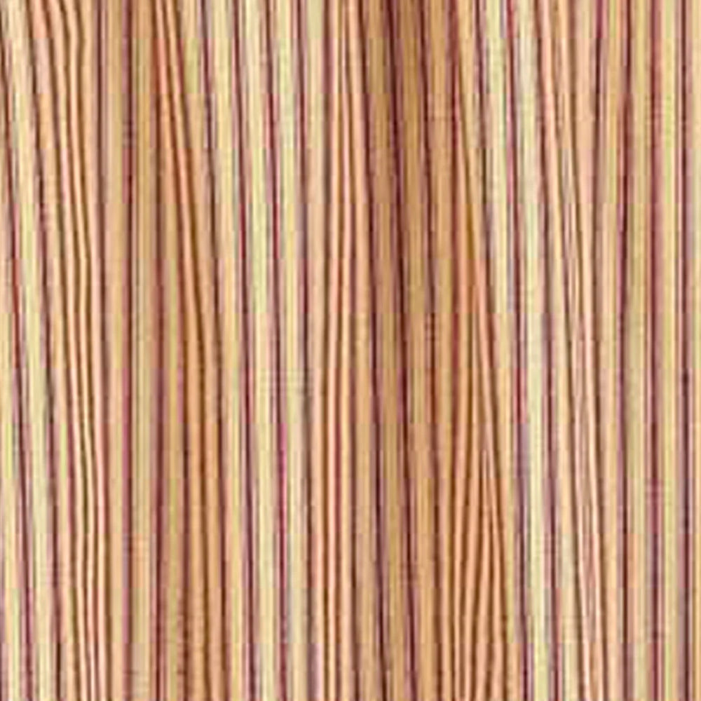 Barn Red Nutmeg York Ticking Swag close up ticking stripe detail rod pocket 2 inch header 2.5 inch cotton country window swag