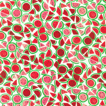 Sweetness Cherry Watermelon Cotton Fabric