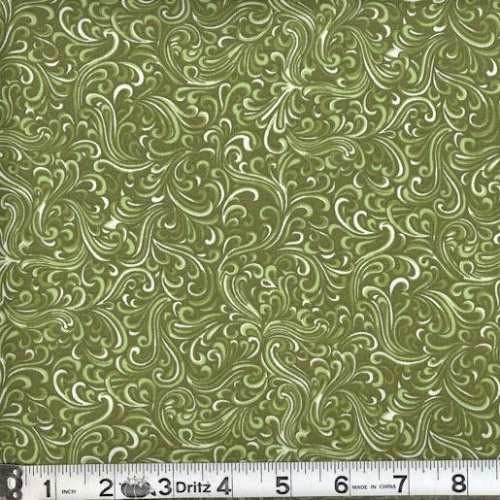Breezeway Avocado Fabric from MDG by the Yard
