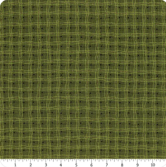 Rambling Plaid Green Fabric by the Yard