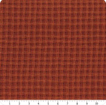 Rambling Plaid Pumpkin Fabric by the Yard