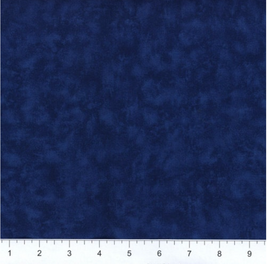 Blended in Navy Cotton Fabric from MDG by the Yard