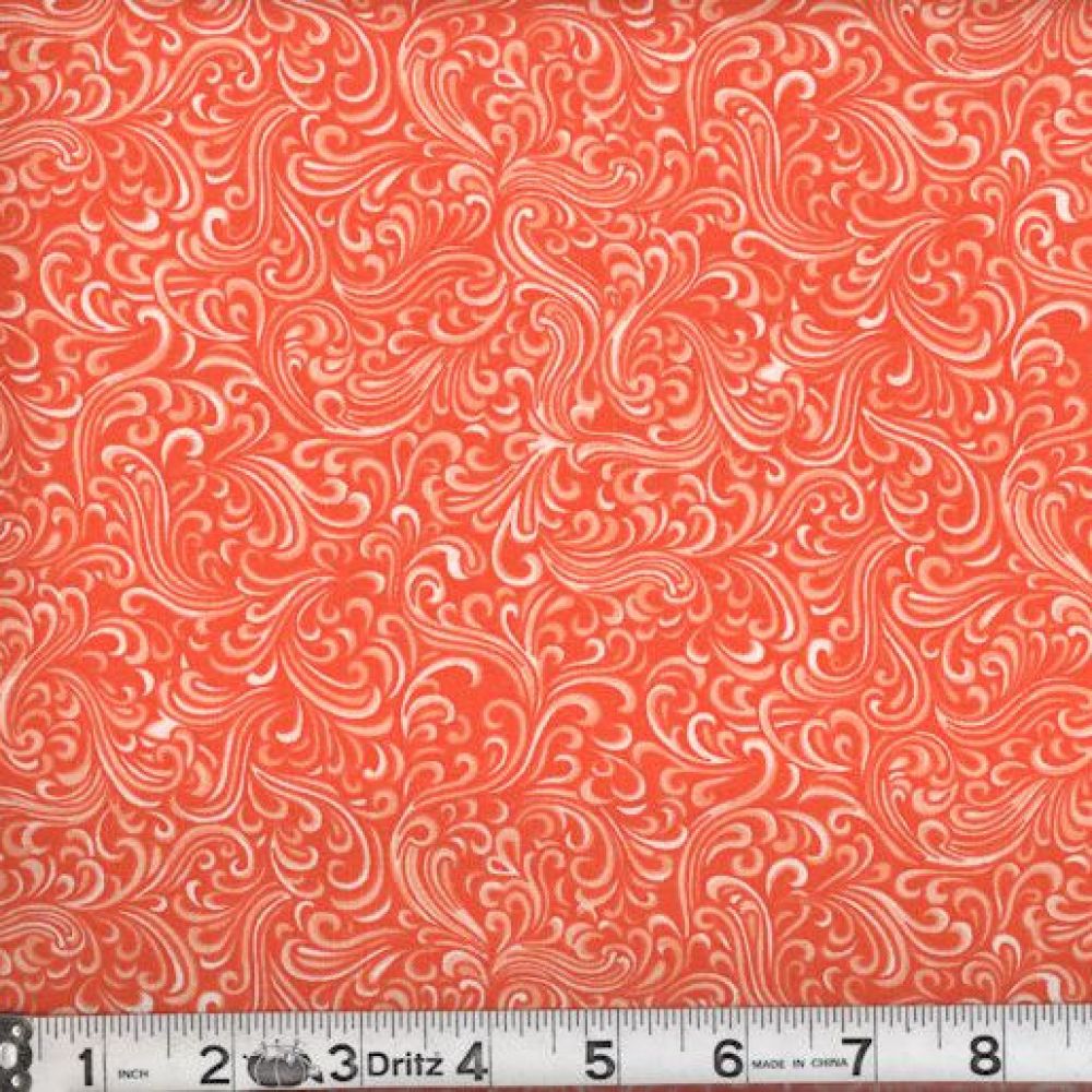 Breezeway Orange Fabric from MDG by the Yard