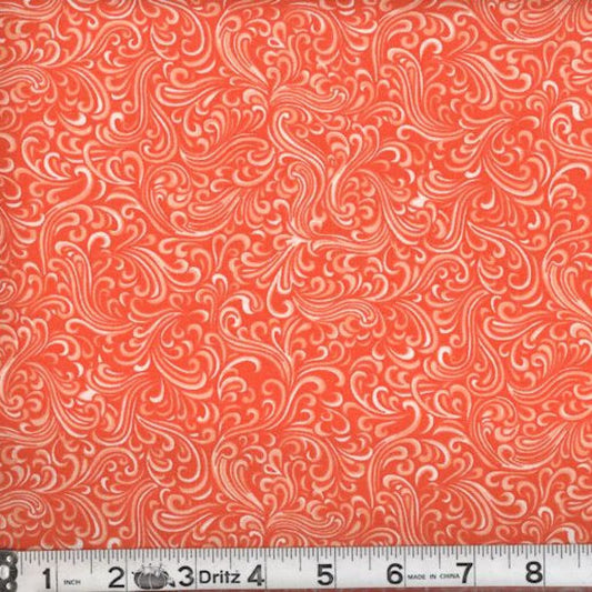 Breezeway Orange Fabric from MDG by the Yard