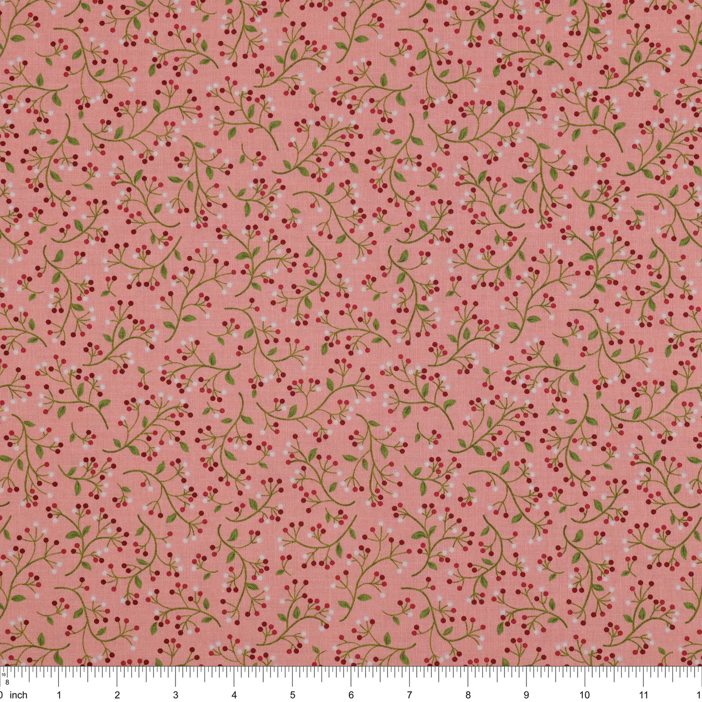 Benartex Wild Berry Coral cotton fabric from the Wander Lane collection
