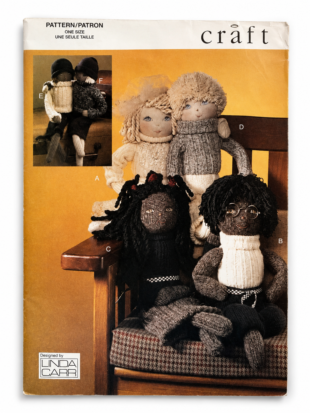 Vogue Craft 7535 Linda Carr Sock Dolls Sewing Pattern