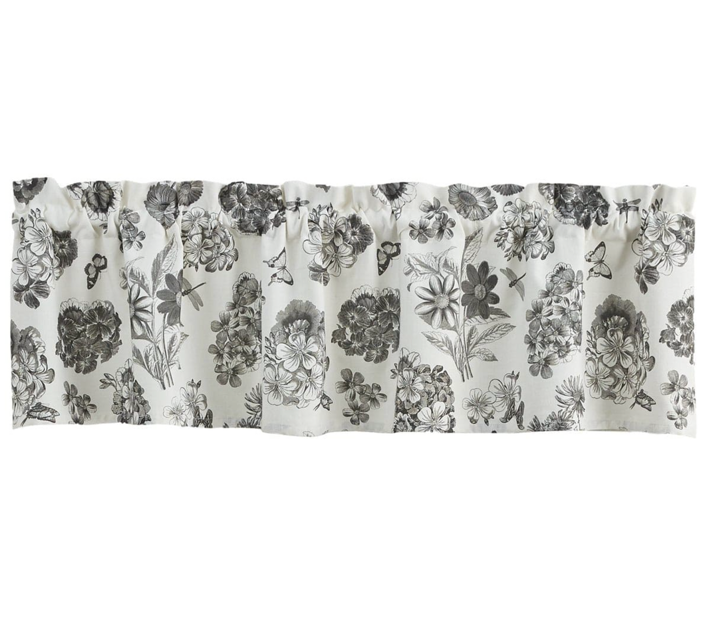 Geranium Valance Long Lined 60" x 14"