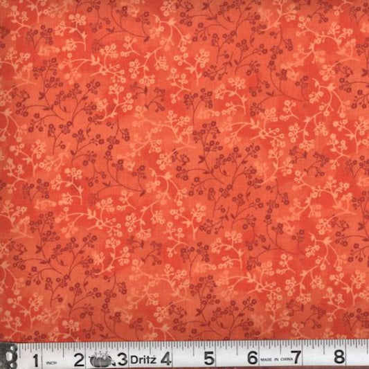 Razzle Dazzle in Orange Cotton Fabric by the Yard