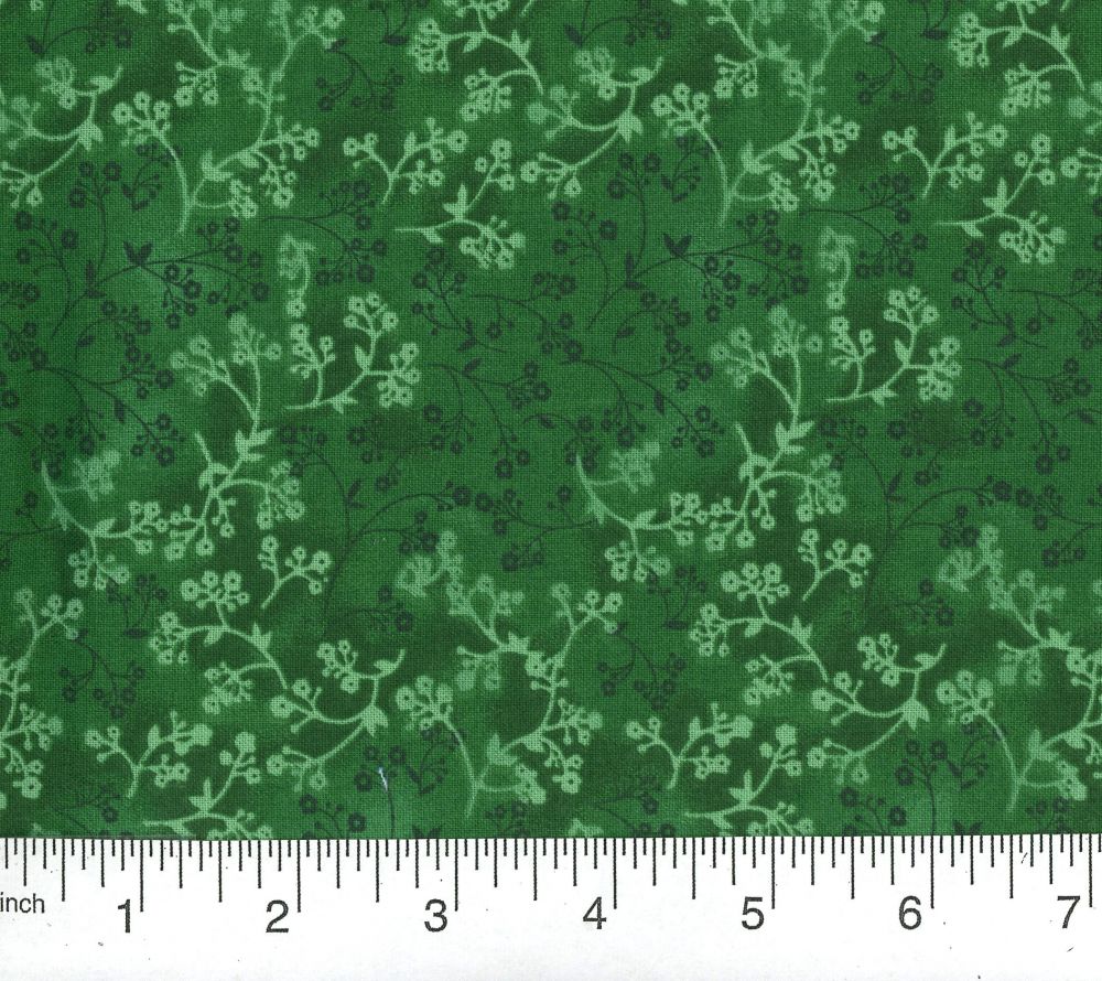 Razzle Dazzle in Hunter Cotton Fabric by the Yard