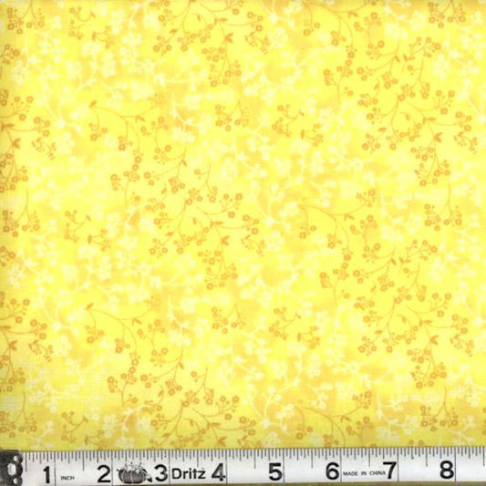 Razzle Dazzle in Yellow Cotton Fabric by the Yard