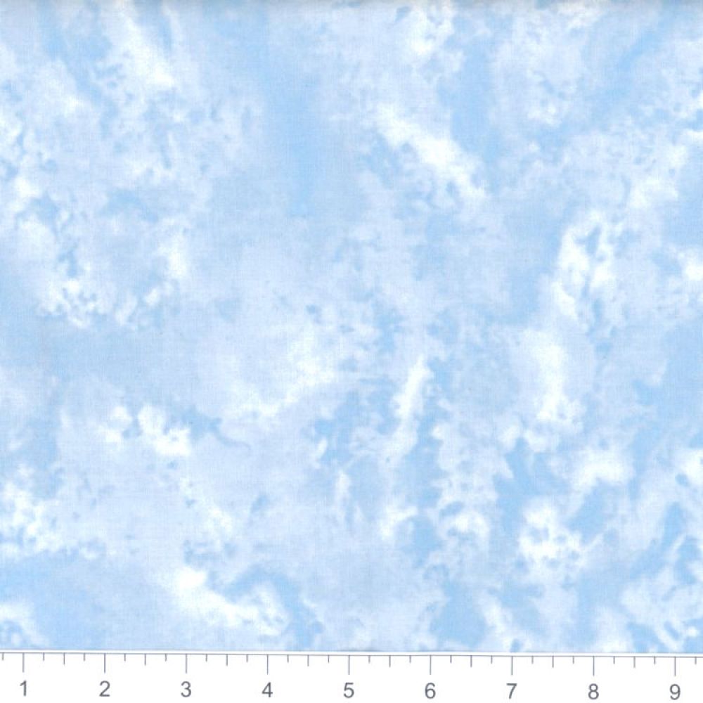 Smoothie in Light Blue Cotton Fabric by the Yard