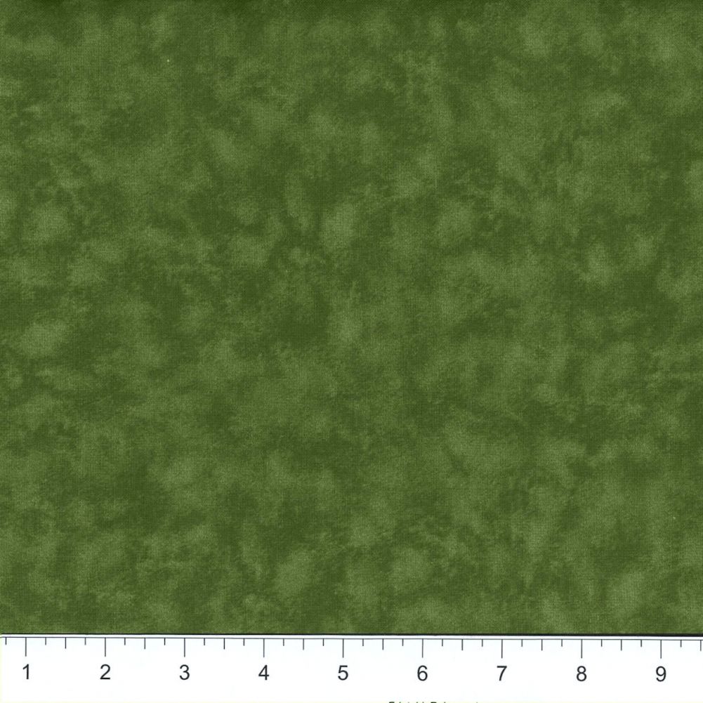 Blended olive green tonal cotton quilting fabric by the yard