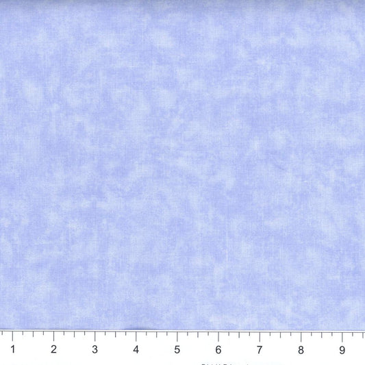 Blended light blue tonal cotton quilting fabric by the yard