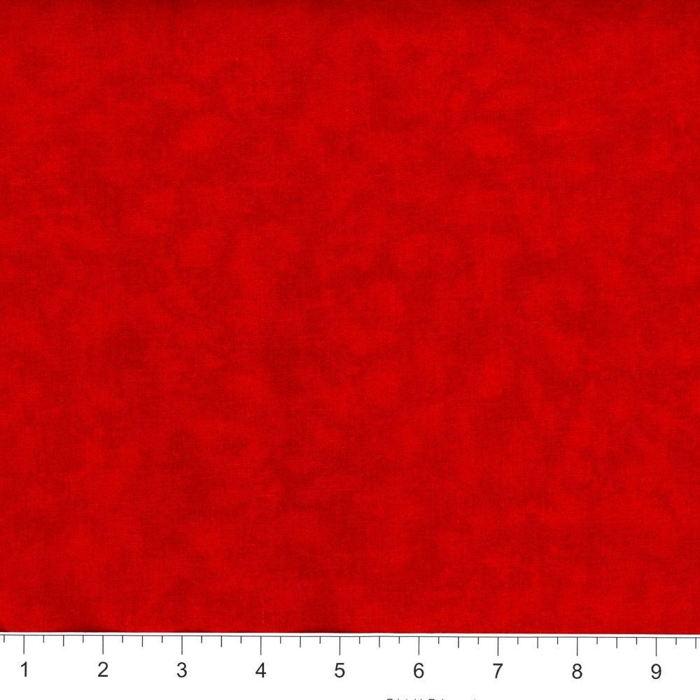 Blended red tonal cotton quilting fabric by the yard