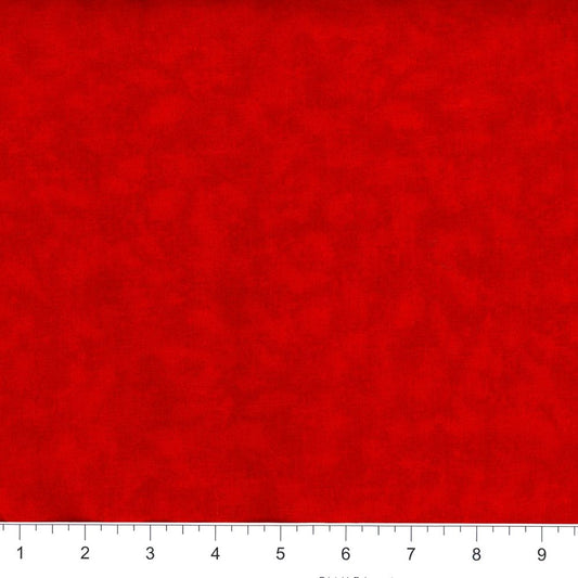 Blended red tonal cotton quilting fabric by the yard