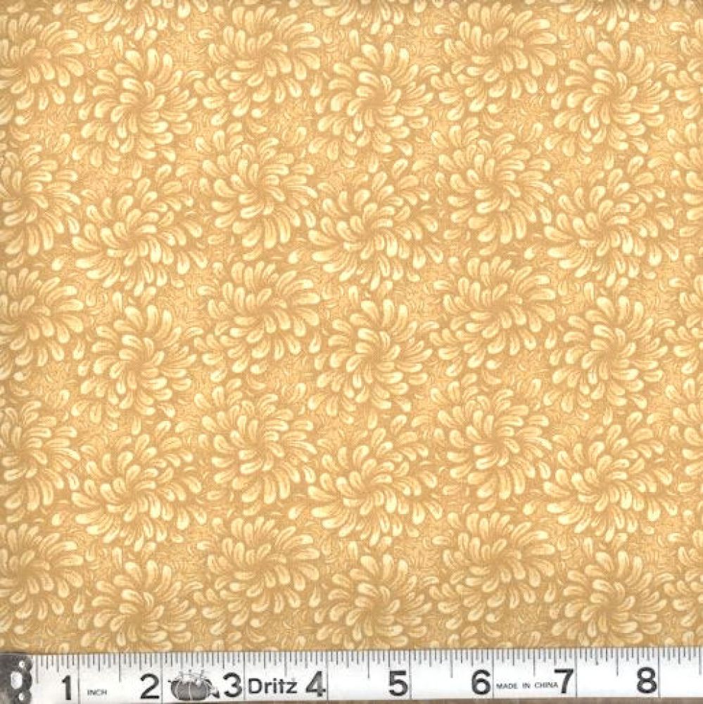 Petal Flow Camel Fabric from MDG by the Yard