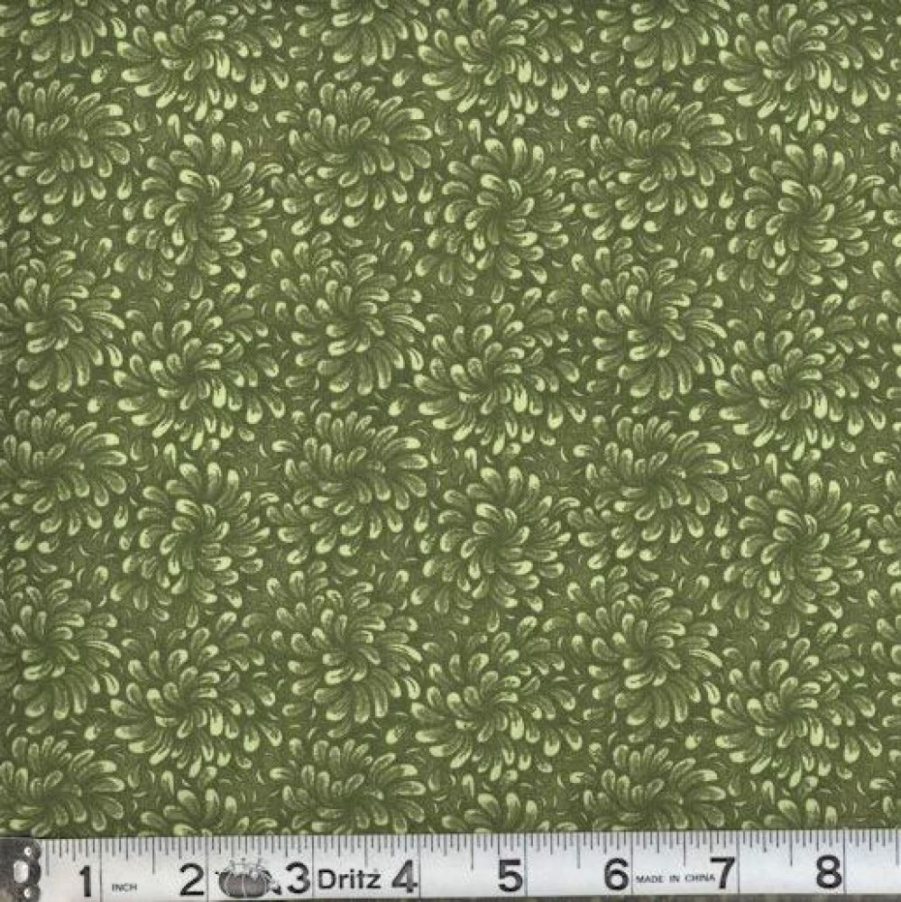 Petal Flow Sage Fabric from MDG by the Yard