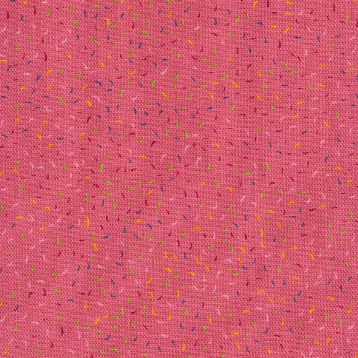 Benartex Snippets Salmon cotton fabric from the Wander Lane collection