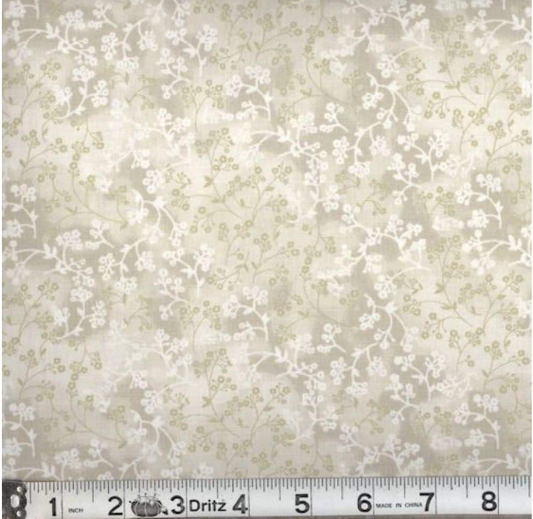 Razzle Dazzle in White Cotton Fabric by the Yard