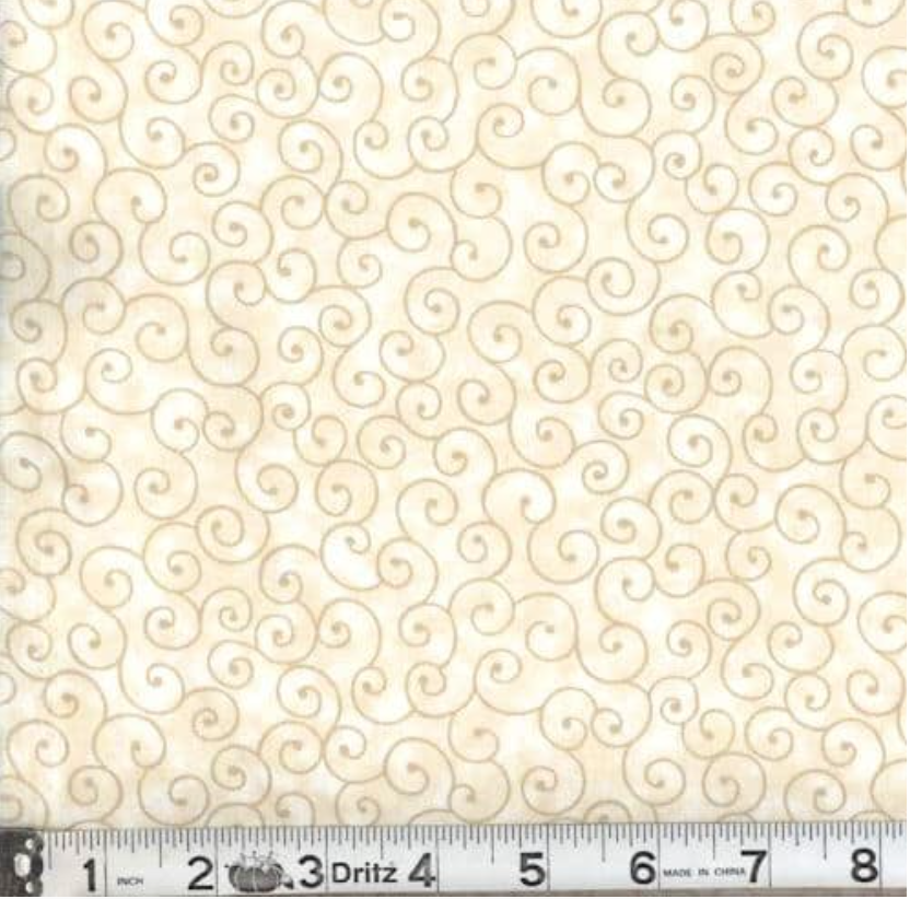 Tilt-A-Whirl Natural from MDG Fabric by the Yard