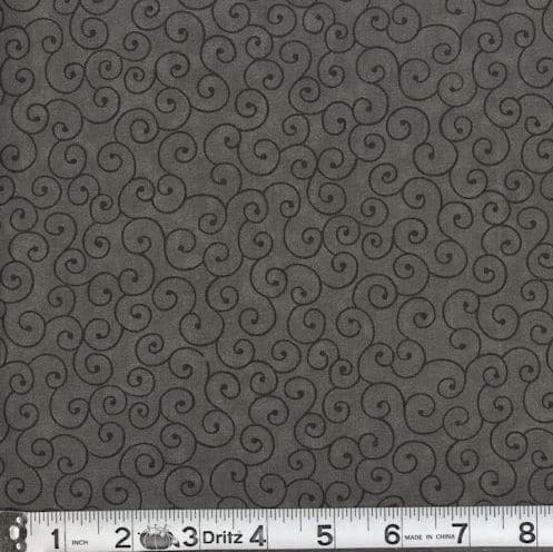 Tilt-A-Whirl Black from MDG Fabric by the Yard