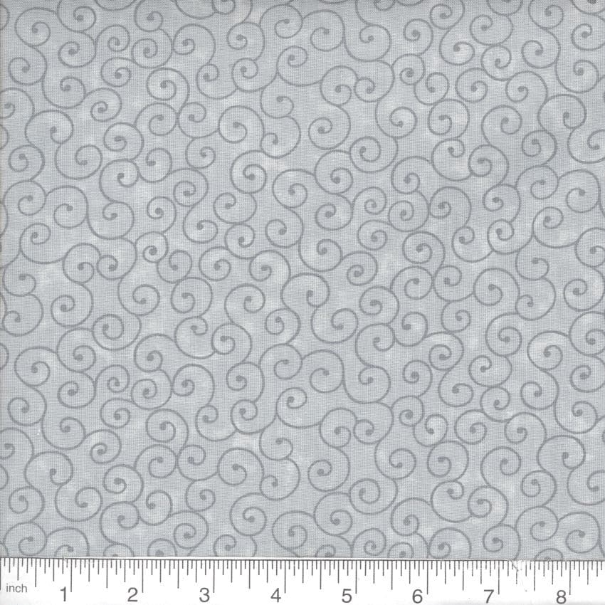 Tilt-A-Whirl Dove Gray from MDG Fabric by the Yard