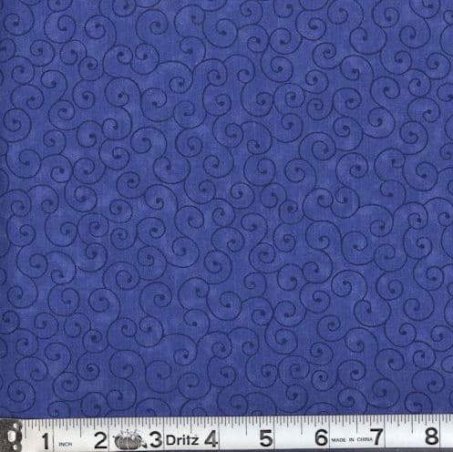 Tilt-A-Whirl Navy from MDG Fabric by the Yard