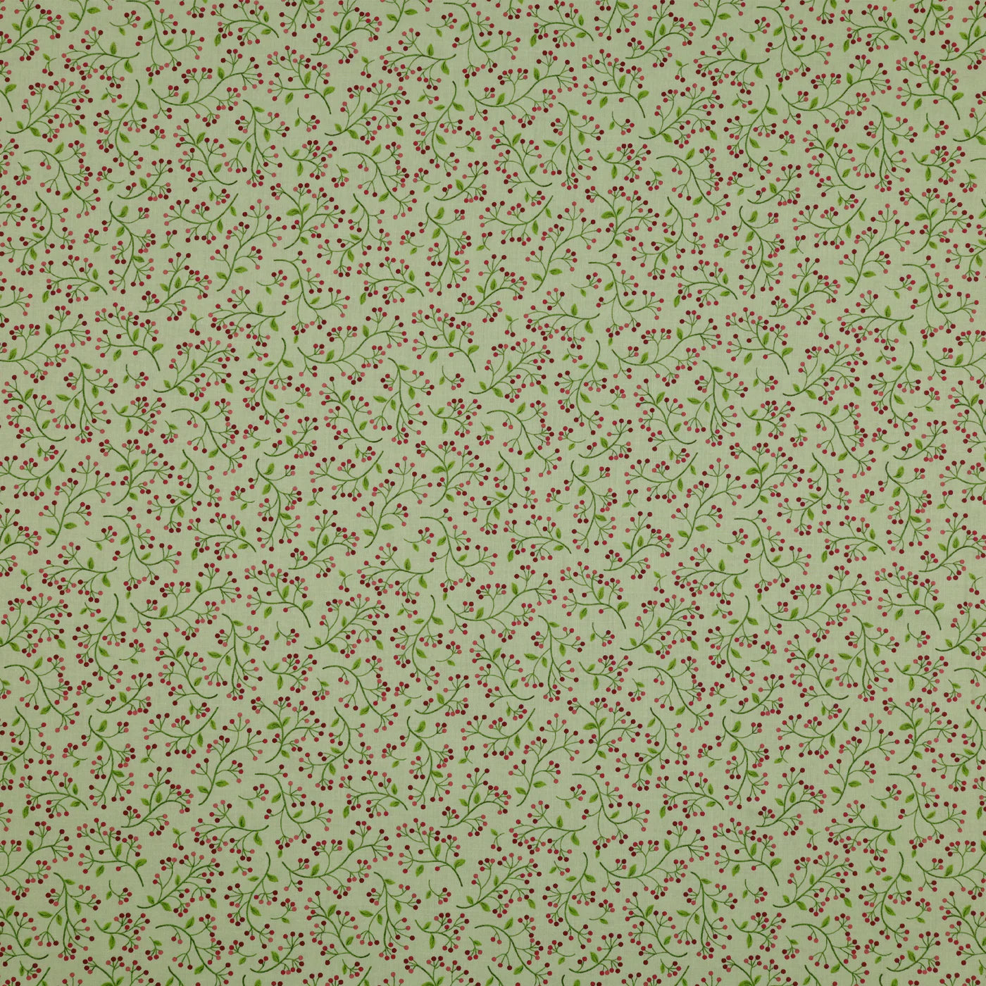 Benartex Wild Berry Celery cotton fabric from the Wander Lane collection