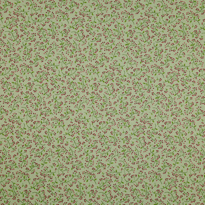Benartex Wild Berry Celery cotton fabric from the Wander Lane collection